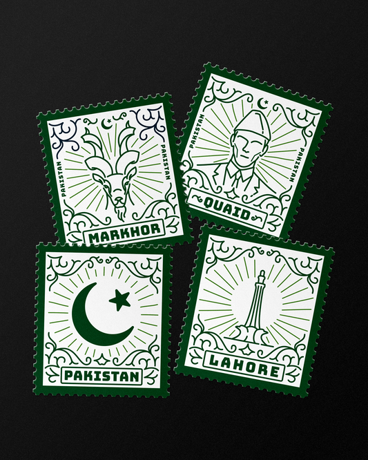 Pakistamp Sticker Pack - Pack of 4
