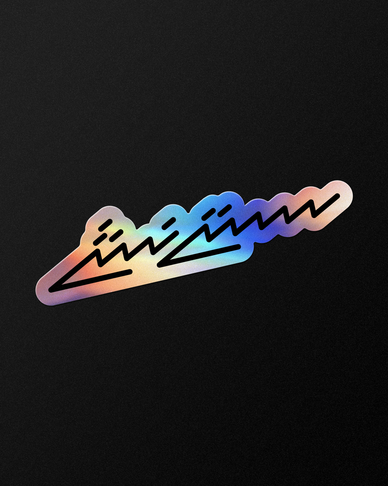 Sastay Nashay Holographic Sticker