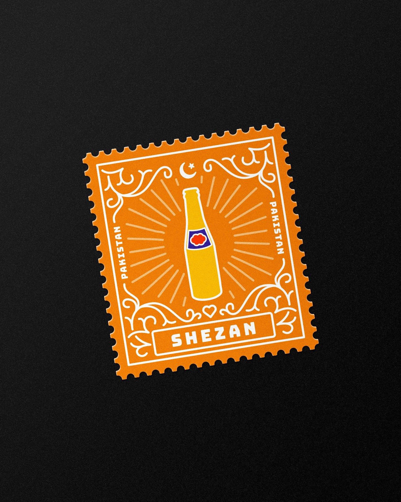 Shezan Stamp Sticker