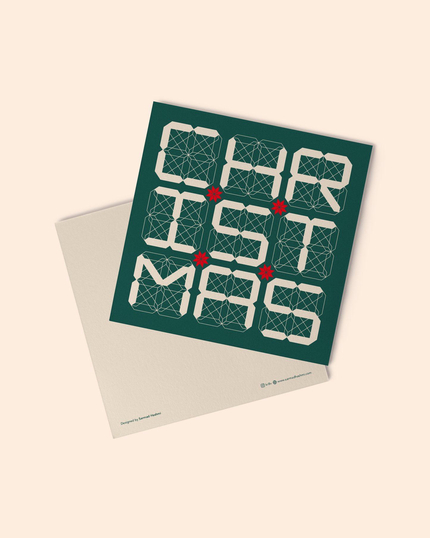 XMAS TYPE - Greeting Card