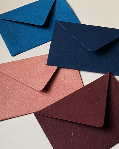 KHATOOT - Set of 5 Handmade paper Envelopes