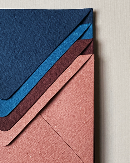 KHATOOT - Set of 5 Handmade paper Envelopes