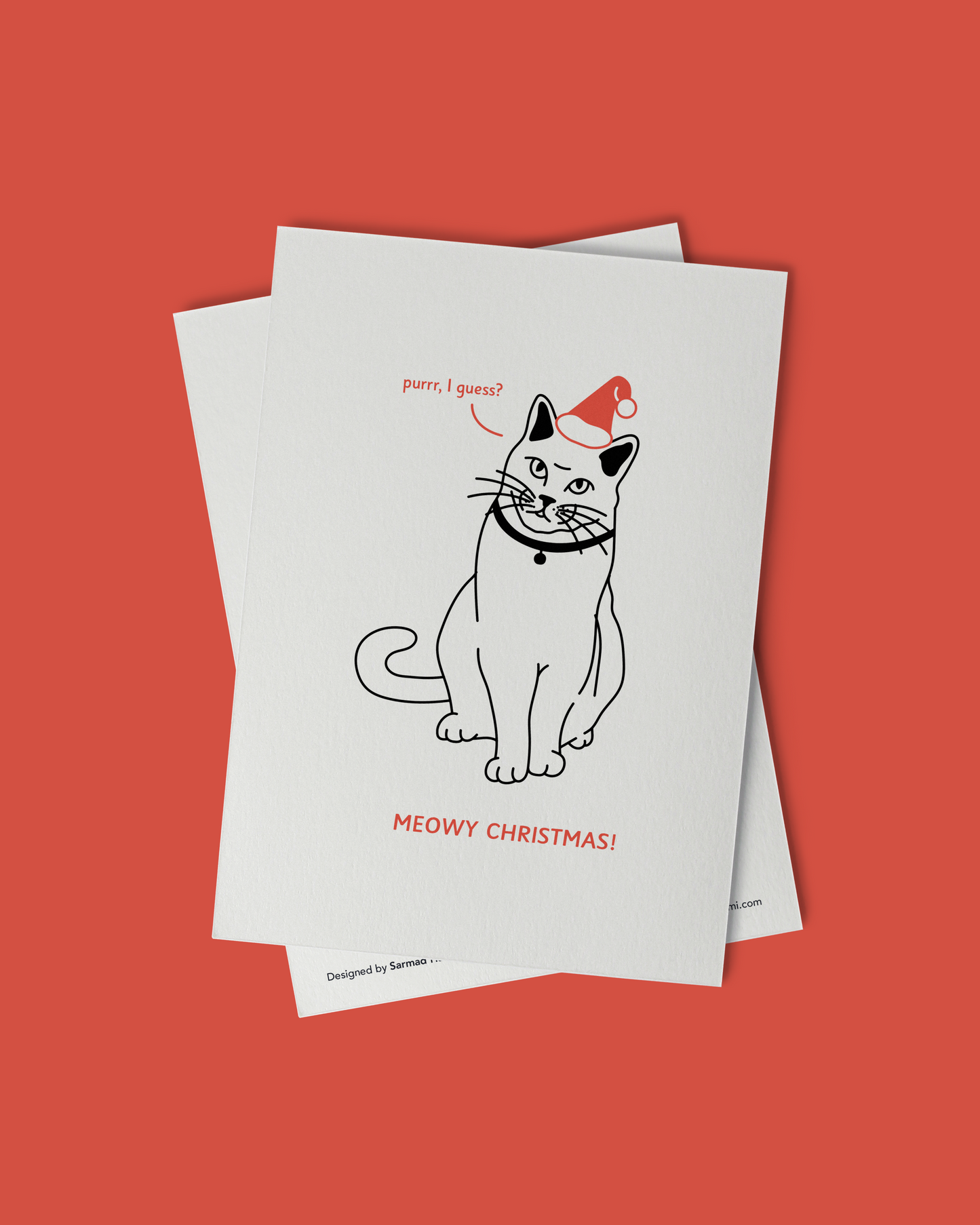 Meowy Christmas! - Greeting Card