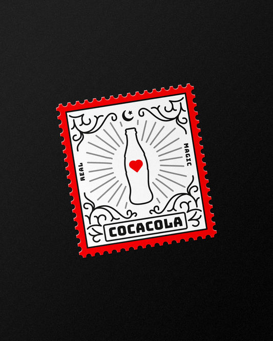 Coke Stamp Sticker