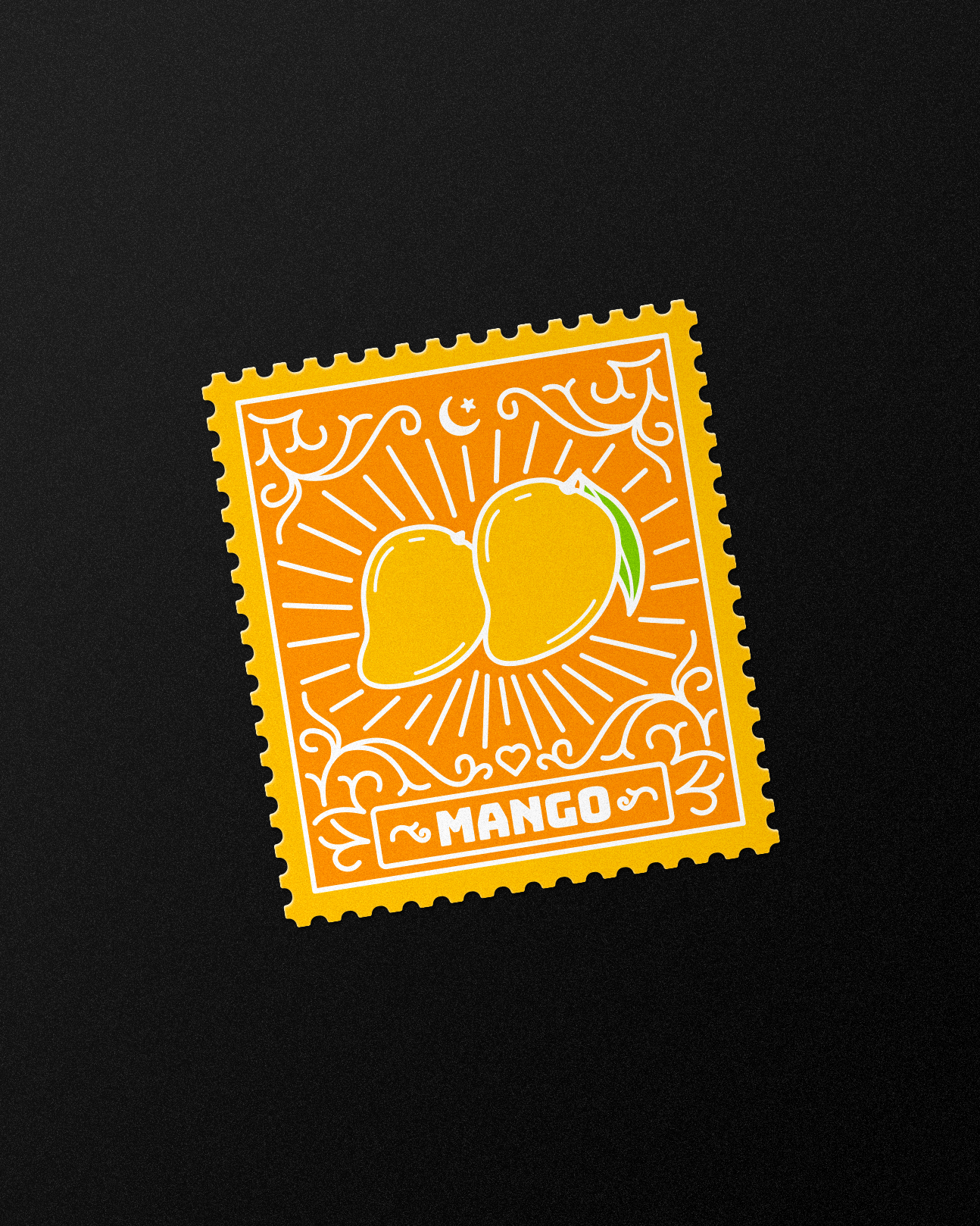 Mango Stamp Sticker