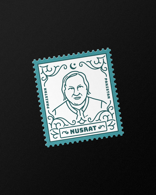 Nusrat Stamp Sticker
