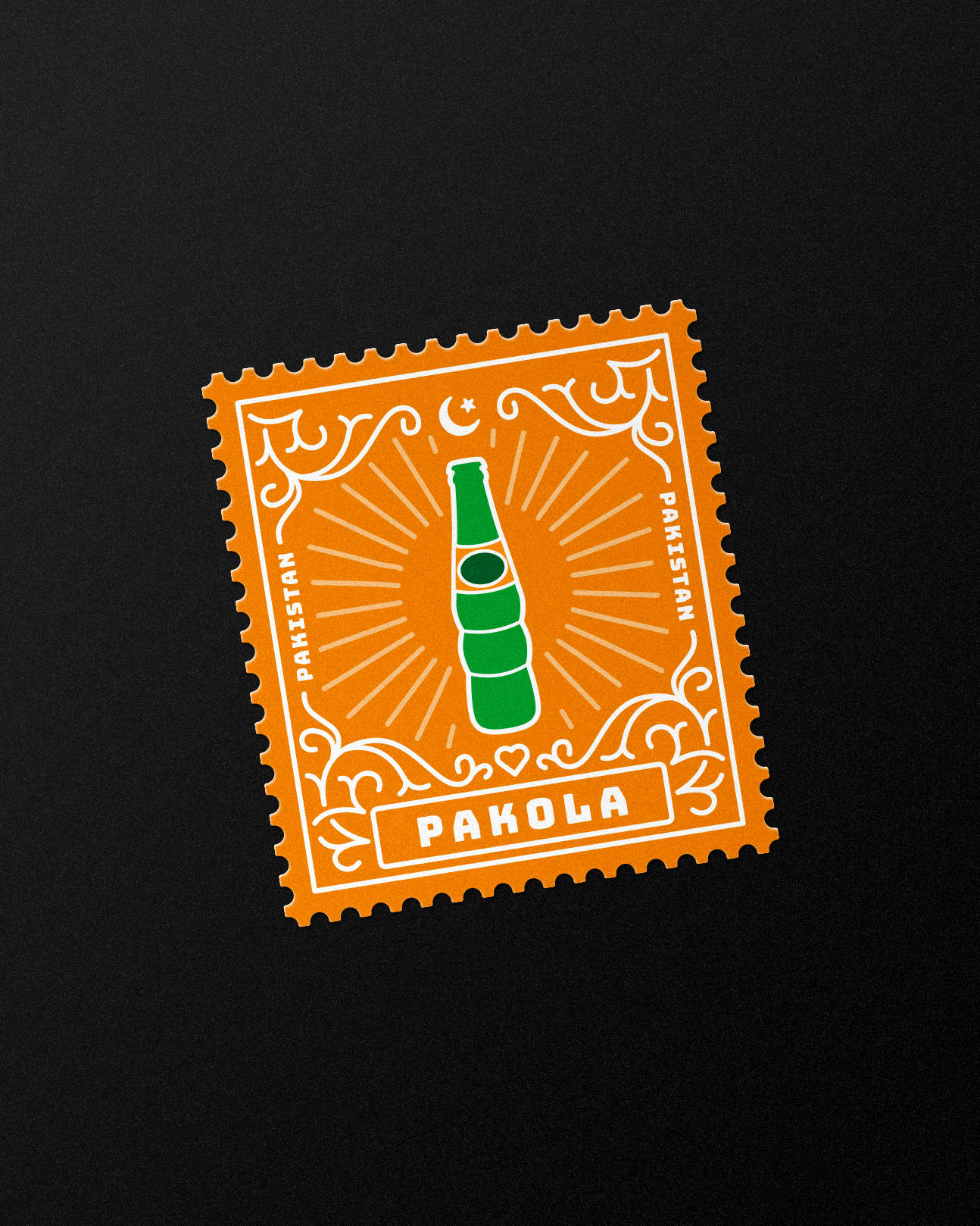 Pakola Stamp Sticker